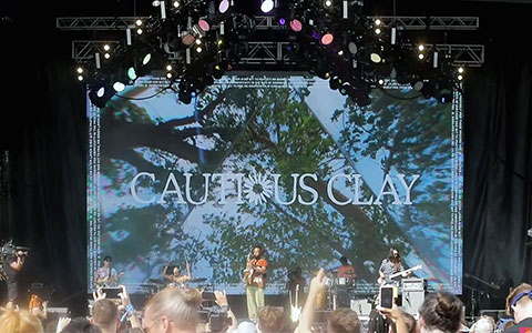 Cautious Clay tour live visuals by Haoyan of America