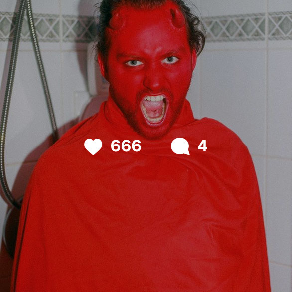 Yung Heazy instagram post with 666 likes, photo by Jack Perkins